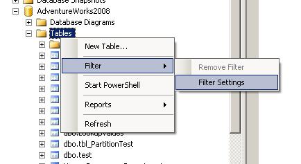 FilteringObjectExplorer2