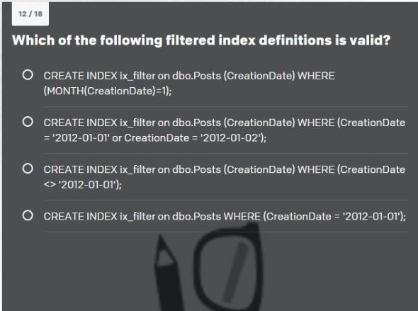 FilteredIndexRestrictions1